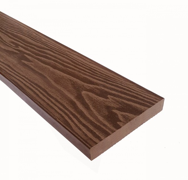 Террасная доска из ДПК Terrapol Смарт 3D Полнотелая без паза Орех Милано купить в 