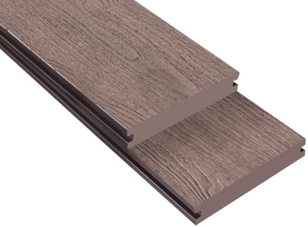 Террасная доска ДПК Outdoor 3D полнотелая NEVADA/CALIFORNIA BROWN коричневая микс купить в 