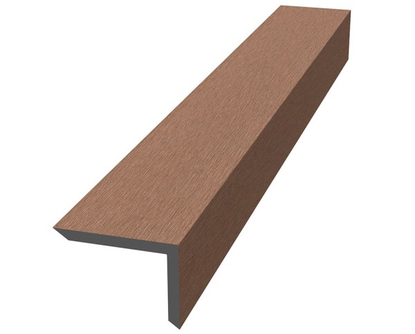 Уголок ДПК для террасной доски NauticPrime, 60x40x2900мм Кедр купить в 