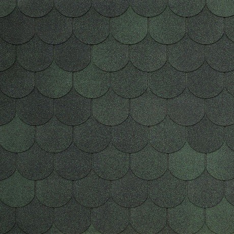 Гибкая черепица Tegola ASSISI verde 473 купить в 