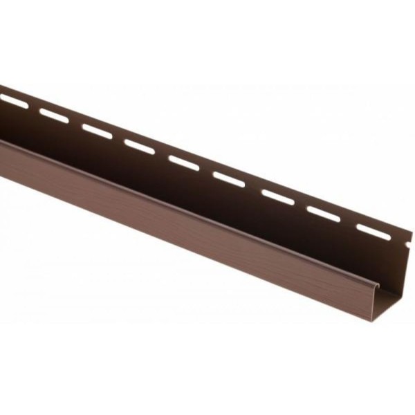 J-профиль Люкс Крашенный, T-15, ВН, Тёмный Орех купить в 