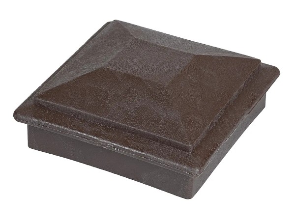 Крышка верхняя ПВХ для столба Deckart 125х125 Венге купить в 