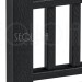 Комплект крышка/юбка для столба SEQUOIA BLACK купить в 