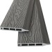 Заборная панель шип-паз EasyDecking Wood-Х 146х20 Серый купить в 