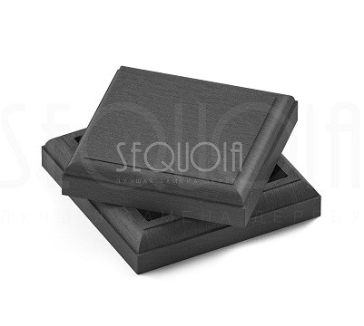 Комплект крышка/юбка для столба SEQUOIA GRAY купить в 