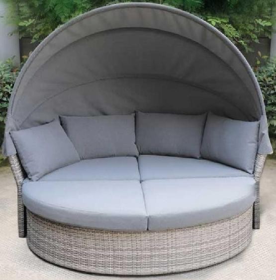 Диван-Трансформер AFINA плетеный из иск. ротанга AFM-325G Grey купить в 