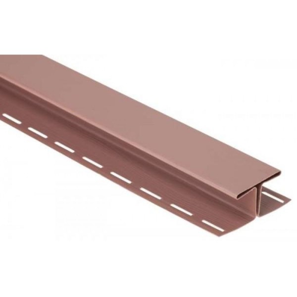 Н-профиль Люкс Крашенный, T-18, ВН, Красно-коричневый купить в 