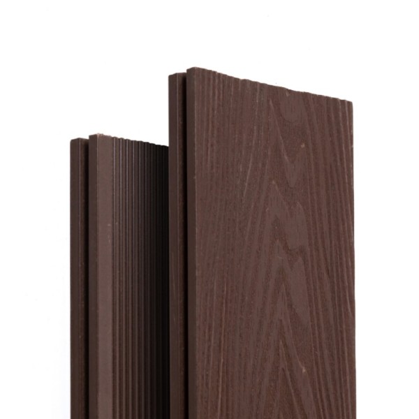 Террасная доска Ecodecking Экстра 3D полнотелая Венге купить в 