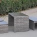 Диван-Трансформер AFINA плетеный из иск. ротанга S330G-W78 Grey купить в 