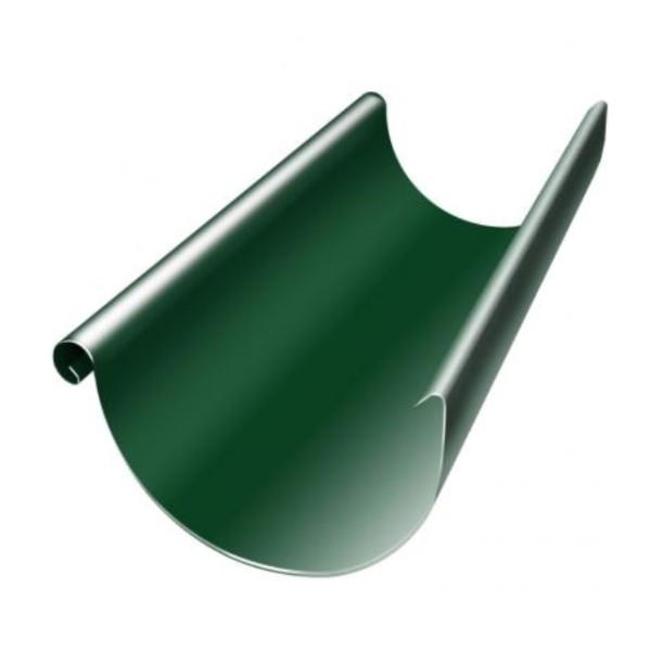 Водосток Grand Line 125x90 – Желоб 3м RAL 6005 купить в 