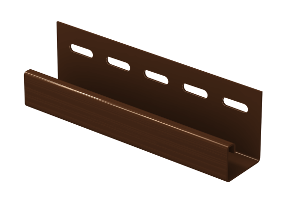 J-планка Ю-пласт Классика коричневая купить в 