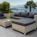 Комплект мебели AFINA плетеной из иск. ротанга YR821G Grey/Grey купить в 