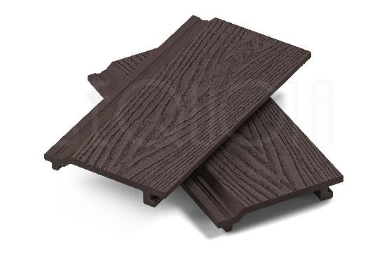 Доска фасадная ДПК 3D SEQUOIA Evolution WOOD BROWN купить в 