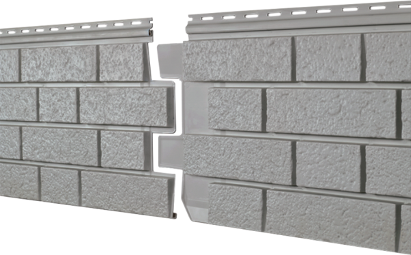 Фасадная панель Ю-пласт Стоун Хаус S-Lock Клинкер Нордик дым купить в 