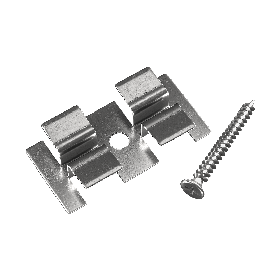 Клипса с саморезом, Grinder шовный монтаж 5 mm купить в 