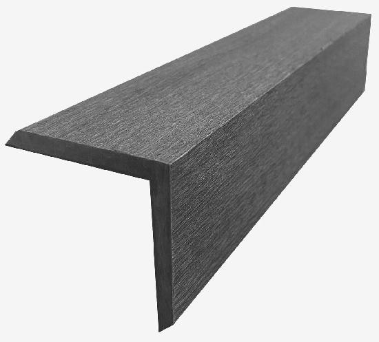 Декоративный угол 50×50 графит купить в 
