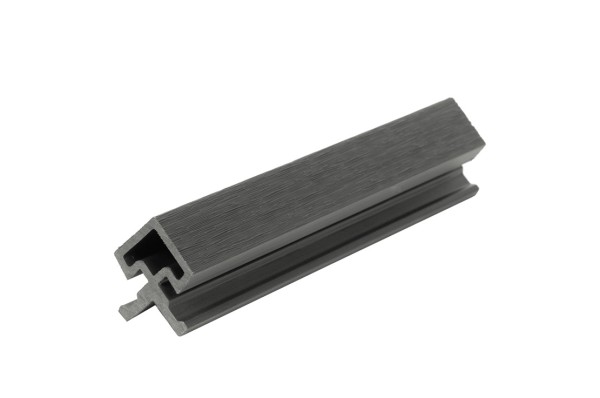 Угол внешний для фасадной панели co-extrusion, grey dark купить в 
