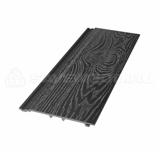 Сайдинг из дпк savewood sw-cedrus тангенциальный распил черный купить в 