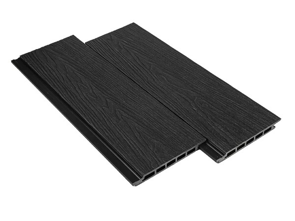 Фасадная панель из ДПК Deckart Vista 3D с текстурой дерева Графит купить в 