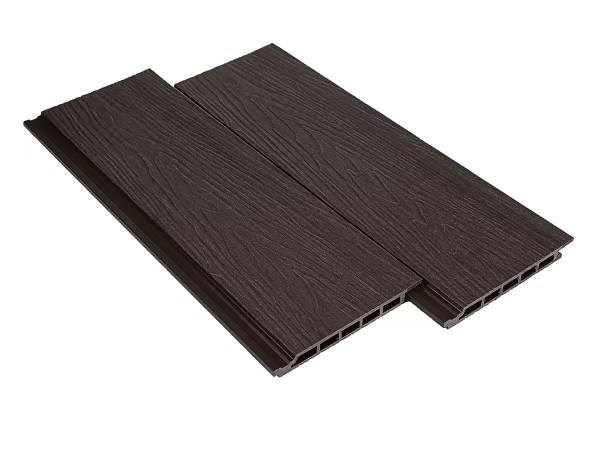 Фасадная панель из ДПК Deckart Vista 3D с текстурой дерева Махагон купить в 
