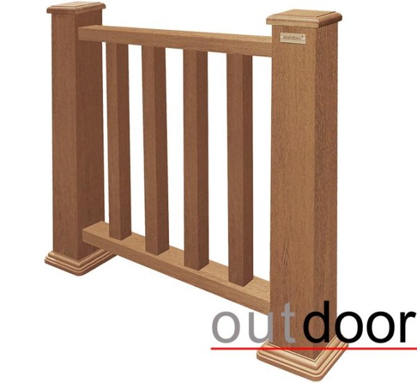 Ограждение из ДПК Outdoor Классик 3D STORM дуб купить в 