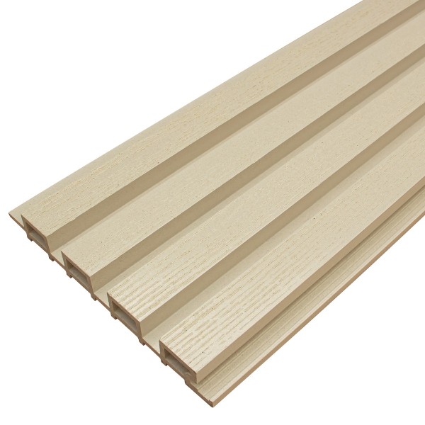 Фасадная доска из ДПК Faynag Wood Рейка Слоновая кость купить в 