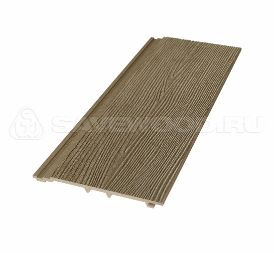 Сайдинг из дпк savewood sw-cedrus радиальный распил тик купить в 
