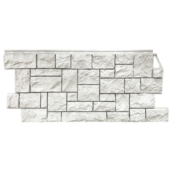 Фасадная панель FineBer, Камень Дикий, Жемчужный купить в 