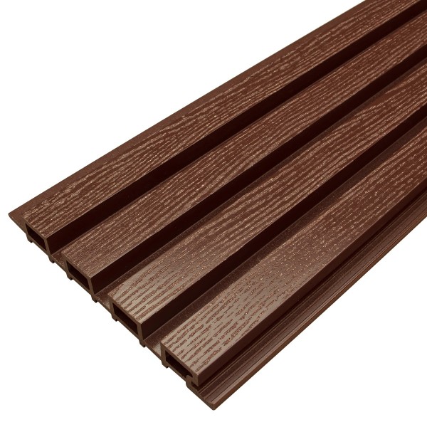 Фасадная доска из ДПК Faynag Wood Рейка Шоколад купить в 