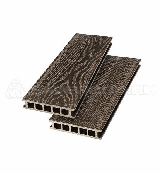 Террасная доска из ДПК SW-Fagus «SaveWood» темно-коричневый купить в 
