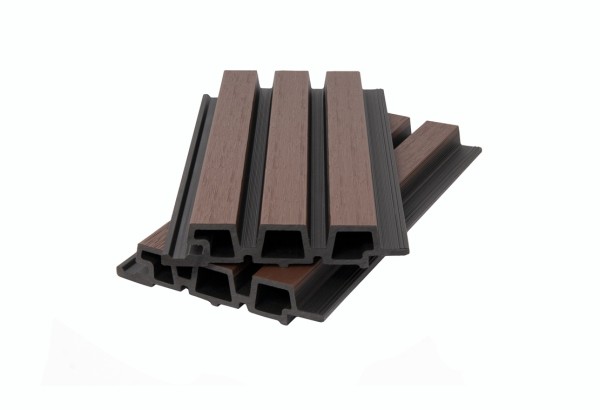 Фасадная панель брусковая двухцветная co-extrusion, chocolate mix купить в 