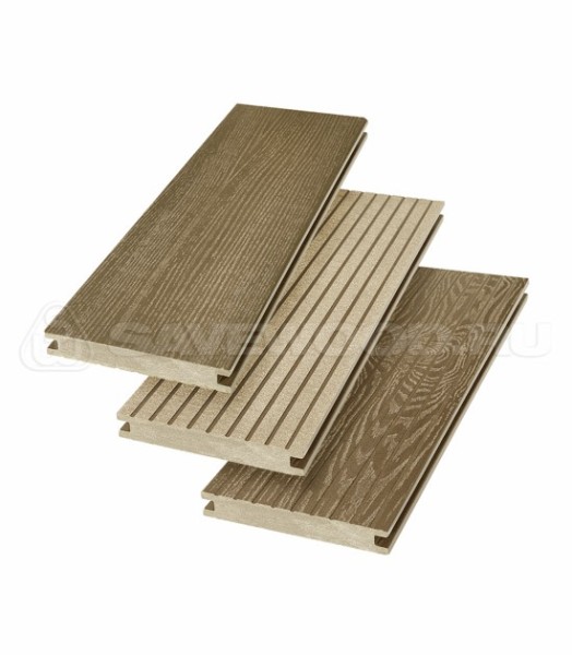 Террасная доска SW Fraxinus (R) полнотелая «SaveWood» Тик купить в 