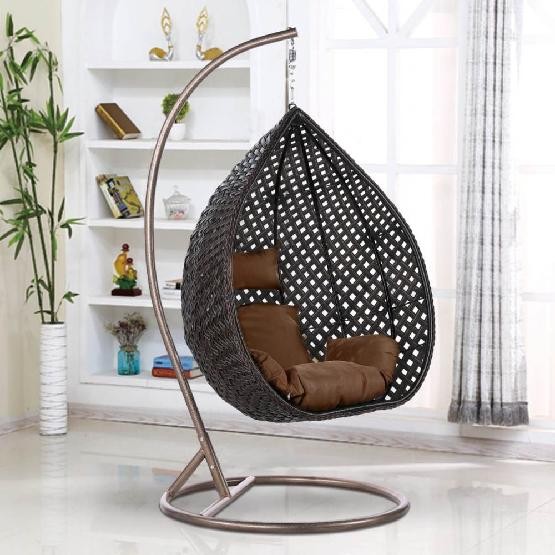 Кресло Подвесное из искусственного ротанга AFM-250B-L Brown купить в 