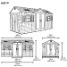Сарай пластиковый LifeTime 15x8 DD купить в 