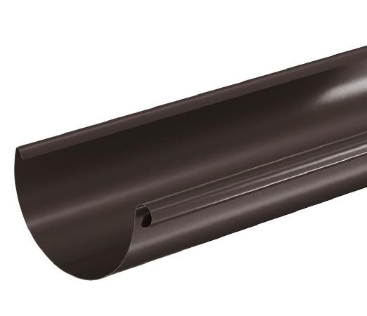 Водосток Aquasistem, система 150/100 - Водосточный желоб 3.00м RR 32 Тёмно Коричневый купить в 