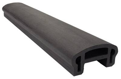 Перила вехнее фигурное Woodvex Select Графит купить в 