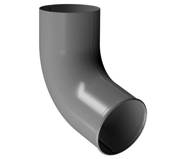 Отвод трубы D90 Döcke STAL PREMIUM Графит, (RAL 7024) купить в 