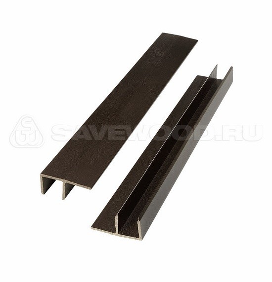 F-профиль ДПК Savewood – Тёмно-коричневый купить в 