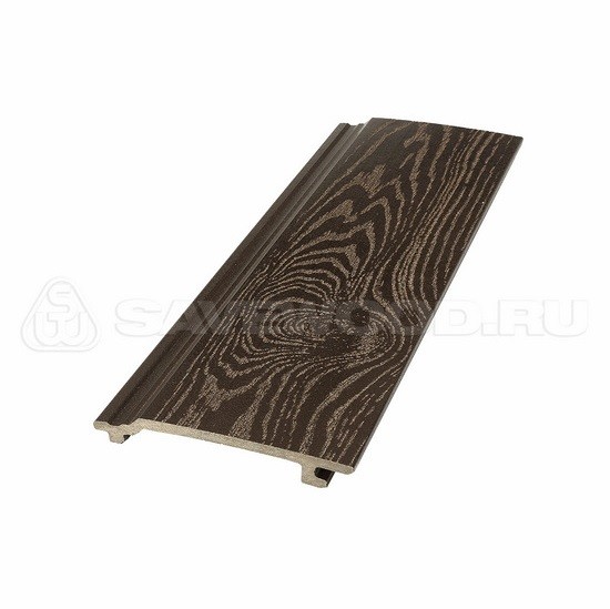 Сайдинг из дпк savewood sw-sorbus тангенциальный распил темно-коричневый купить в 