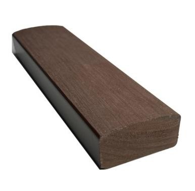 Лавочный брус Ecodecking Некст полнотелый брашированный 70х35 шоколад купить в 