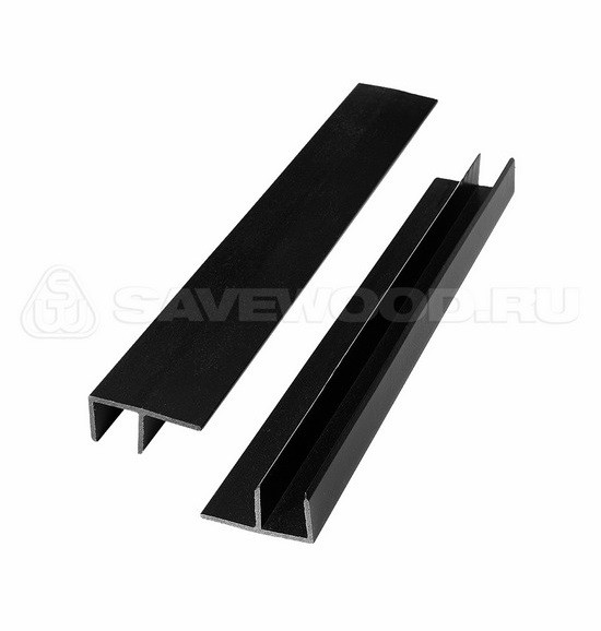 F-профиль ДПК Savewood – Чёрный купить в 