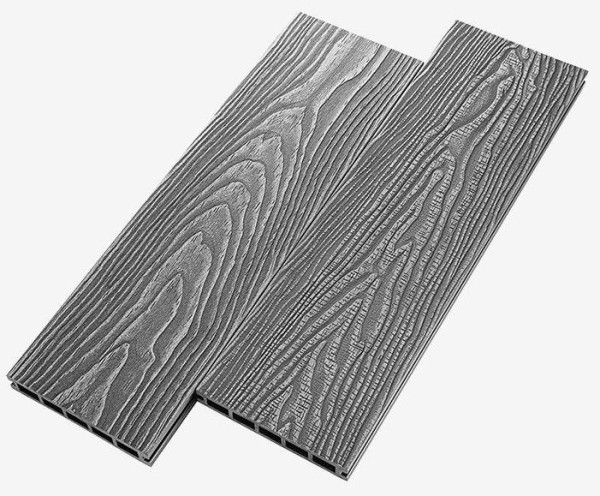 Террасная доска из ДПК RusDecking Unodeck Vintage - Серый купить в 