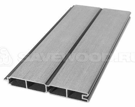 Заборный профиль из ДПК Savewood SW Agger матовый пепельный купить в 